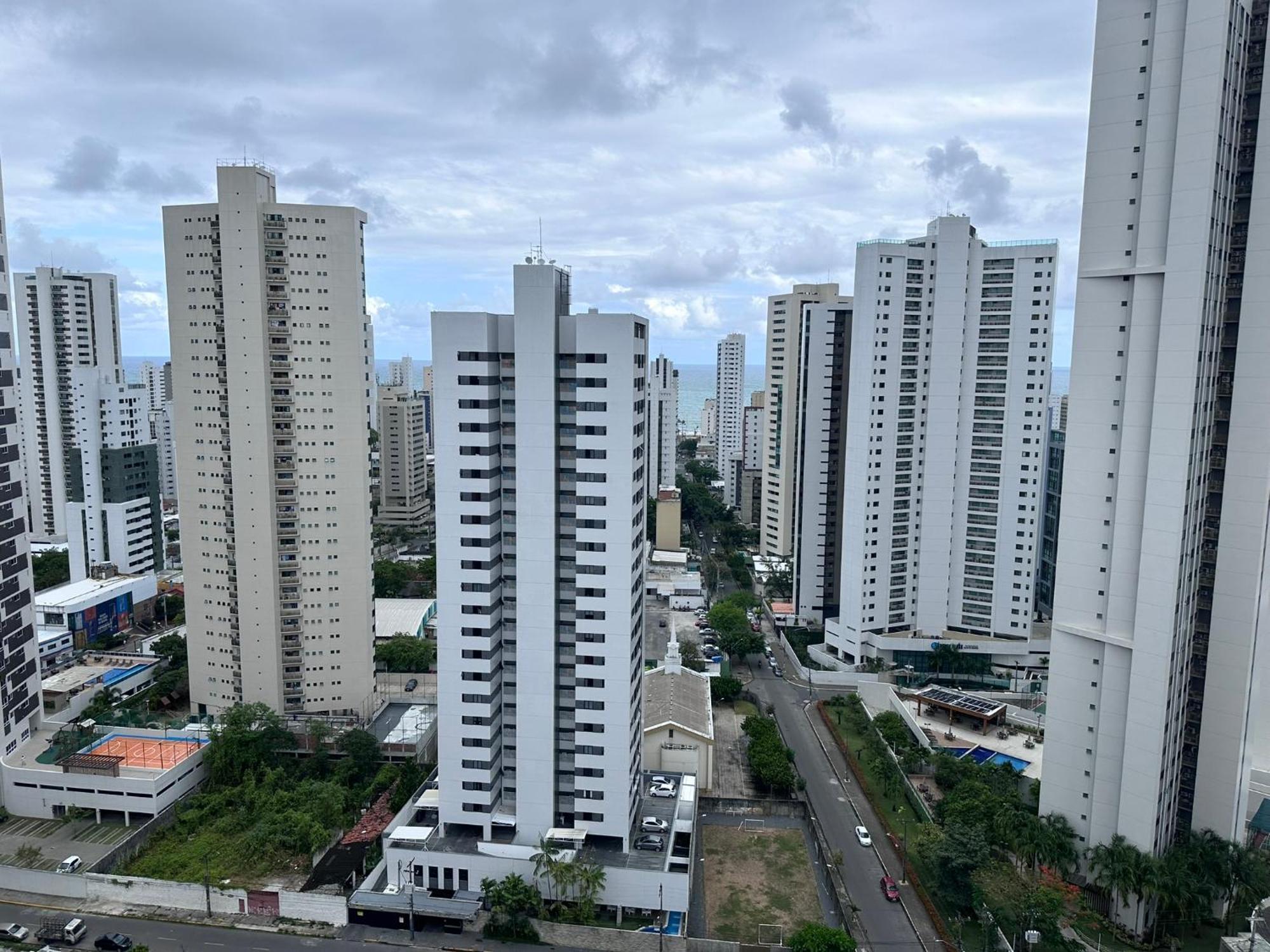 Flat - Boa Viagem Para Ate 5 Pessoas, Andar Alto Vista Mar, Piscina, Wifi 500Mbps, Recife Ngoại thất bức ảnh